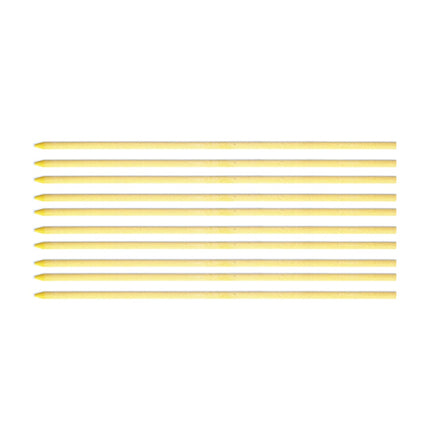 Rotulador automático Pica DRY Longlife con orificio profundo (3030) + juego de minas de repuesto de 10 piezas, amarillo soluble en agua (4032)