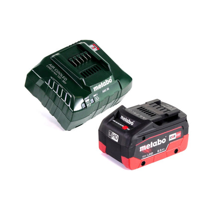 Meuleuse d'angle sur batterie Metabo W 18 LTX 125 18 V 125 mm + 1x batterie 8,0 Ah + chargeur + métaBOX
