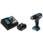Taladro de percusión sin cable Makita DHP 485 RF1 18 V 50 Nm sin escobillas + 1x batería recargable 3,0 Ah + cargador
