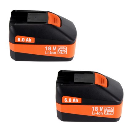 Set de iniciación de batería FEIN 18 V 2x batería 6,0 Ah + cargador ALG 80 BC (92604323010)