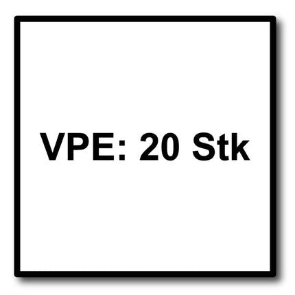 Filtros de papel Makita 20 piezas (2x 194565-3) para aspiradora DCL 182 / 4076D / CL121D