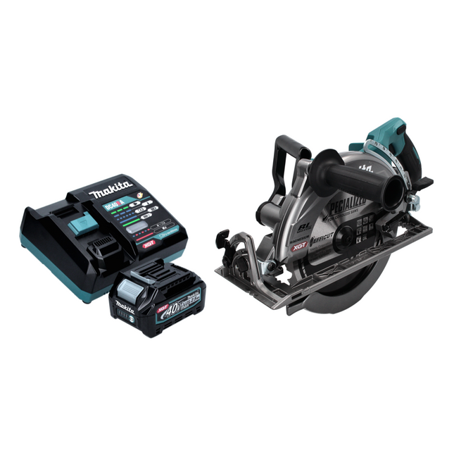 Makita RS 002 GD1 Sierra circular sin cable 40 V máx. 260 mm sin escobillas + 1x batería recargable 2,5 Ah + cargador