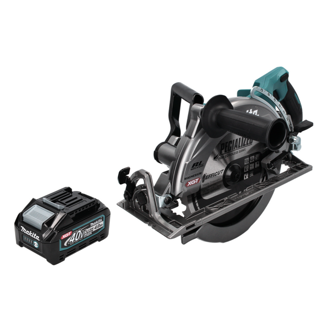 Makita RS 002 GM1 Sierra circular sin cable 40 V máx. 260 mm sin escobillas + 1x batería 4.0 Ah - sin cargador