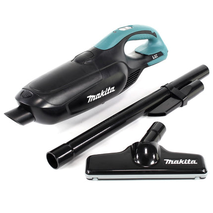 Aspirador inalámbrico Makita DCL 182 ZB 18 V negro + 1x accesorio separador ciclónico + 2x bolsas de filtro de fieltro - sin batería, sin cargador