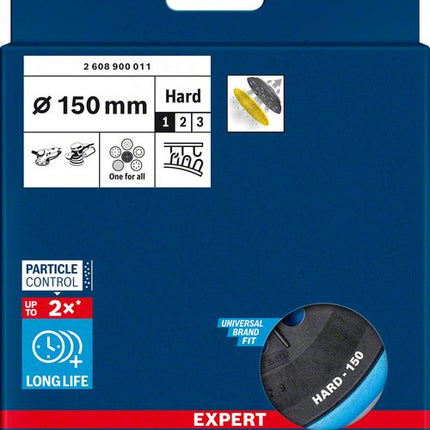 Bosch Expert Placa de soporte multiagujero dura 150 mm (2608900011) para lijadoras excéntricas
