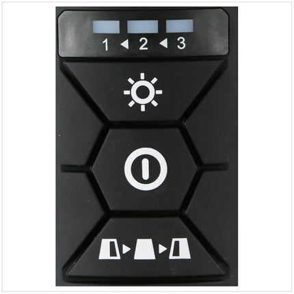 Makita DML 810 PG batteria LED luce di superficie 18 / 36 V ( 2 x 18 V ) 5500 lm IP54 + 2x batteria 6,0 Ah + doppio caricabatterie