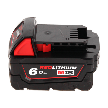 Milwaukee M18 NRG-602 set de inicio 2x batería 18 V 6,0 Ah / 6000 mAh (2x 4932451244) + cargador rápido M12-18 FC (4932451079)