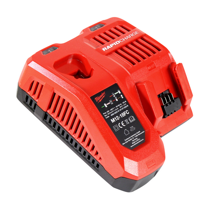 Milwaukee M18 NRG-602 set de inicio 2x batería 18 V 6,0 Ah / 6000 mAh (2x 4932451244) + cargador rápido M12-18 FC (4932451079)