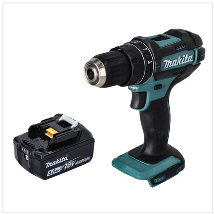 Makita DHP 482 T1 Akku Schlagbohrschrauber 18 V 62 Nm + 1x Akku 5,0 Ah - ohne Ladegerät - Toolbrothers
