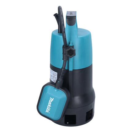 Makita PF 0410 bomba sumergible eléctrica agua limpia/sucia 400 vatios 8.400 l/h 5 m de profundidad