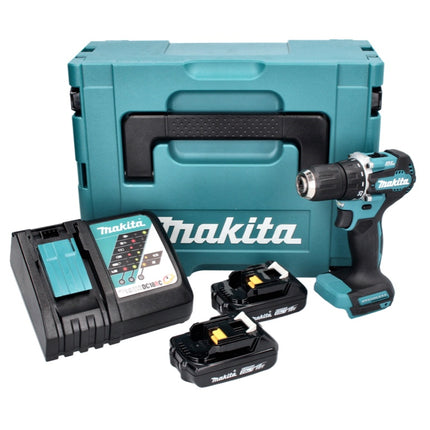 Makita DDF 487 RAJ Perceuse-visseuse sans fil 18 V 40 Nm Brushless + 2x batterie 2,0 Ah + chargeur + Makpac