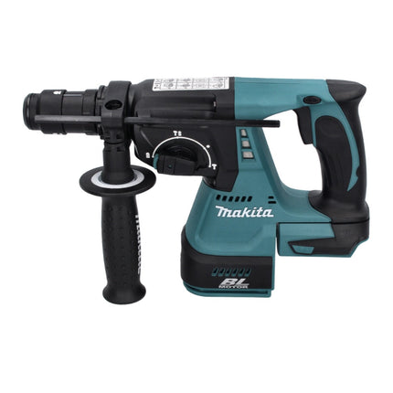Makita DHR 243 RM trapano a percussione a batteria 18 V SDS plus Brushless + 2x batteria 4,0 Ah + caricabatterie