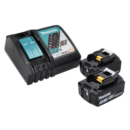 Makita DHR 243 RT trapano a percussione a batteria 18 V SDS plus Brushless + 2x batteria ricaricabile 5,0 Ah + caricabatterie