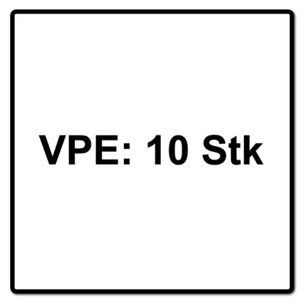 Disco de lijado de láminas Metabo, disco dentado P 60 125 mm 22,23 mm (10 x 623148000) para amoladoras angulares