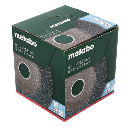 Disco de lijado de láminas Metabo, disco dentado P 60 125 mm 22,23 mm (10 x 623148000) para amoladoras angulares