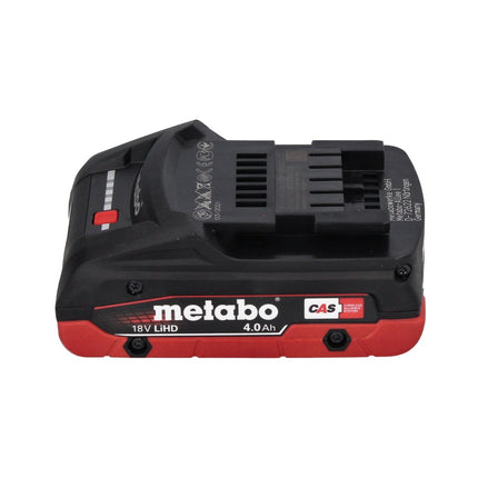 Kit de base Metabo 18 V LiHD + 2x batterie 4,0 Ah + chargeur ASC 145 DUO + ​​metaBOX
