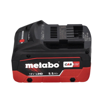 Set básico Metabo 18 V LiHD + 2x batería 5,5 Ah + cargador ASC 55 + metaBOX