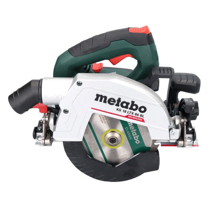 Sierra circular a batería Metabo KS 18 LTX 66 BL 18 V 165 mm (611866840) + metaBOX - sin batería, sin cargador