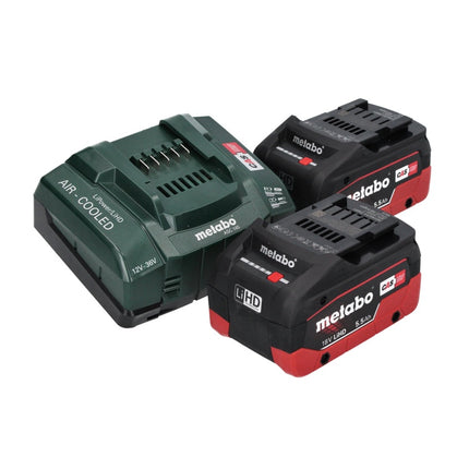 Metabo KHA 18 LTX BL 40 martillo combinado a batería 18 V 8,6 J SDS max sin escobillas + 2x batería 5,5 Ah + cargador + maletín