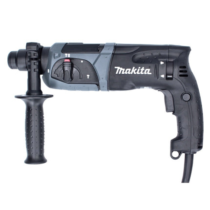 Makita HR 2470 BX40 martillo combinado negro 780 vatios SDS-plus 2,4 J + juego de brocas SDS-plus 5 piezas + estuche