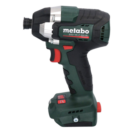 Metabo SSD 18 LT 200 BL Atornillador de impacto a batería 18 V 200 Nm 1/4" sin escobillas + 2x batería 4,0 Ah + cargador + metaBOX