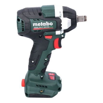Metabo SSW 18 LT 300 BL Atornillador de impacto a batería 18 V 300 Nm 1/2" sin escobillas + 2x baterías 8,0 Ah + cargador