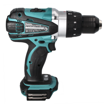 Makita DHP 458 Z Taladro combinado de impacto a batería 18V / 91Nm - Sin batería, sin cargador incluidos