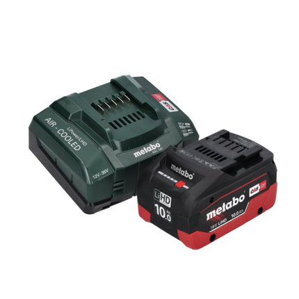 Metabo AS 18 L PC Compact Aspirateur sans fil 18 V 6 l IPX4 classe de poussière L eau et poussière + 1x batterie 10,0 Ah + chargeur
