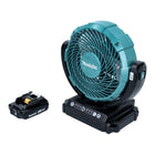 Makita DCF 102 A1 Ventilatore a batteria 18 V 18 cm + 1x batteria ricaricabile 2,0 Ah - senza caricabatteria