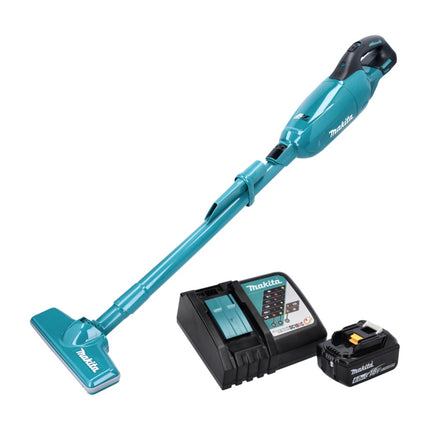 Makita DCL 280 FRG1 cordless hoover 18 V brushless + 1x rechargeable battery 6.0 Ah + charger