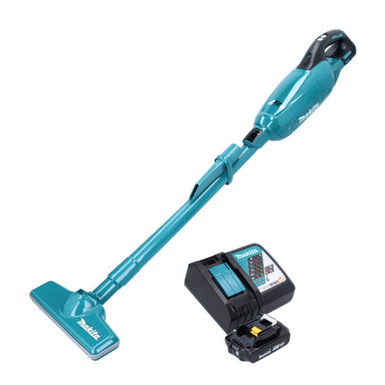 Makita DCL 281 FRA1 Aspirateur sans fil 18 V Brushless + 1x batterie 2,0 Ah + chargeur