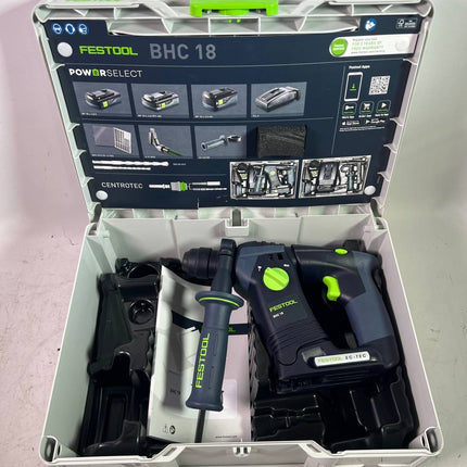 Festool BHC 18 Basic Akku Bohrhammer 18 V 25 Nm 1 8 J SDS Plus Brushless 576511 Systainer Leicht Gebraucht 2 - toolbrothers
