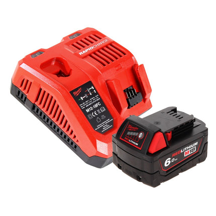 Luz de batería Milwaukee M18 TLED LED + 1x batería 6.0 Ah + cargador