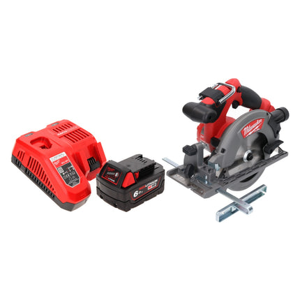 Sierra circular de batería Milwaukee M18 CCS55-601 18 V 165 mm + 1x batería 6,0 Ah + cargador