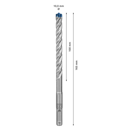 Bosch Expert SDS plus 7X taladro percutor 10,0 x 165 mm 50 piezas (2608900193) 4 filos Tecnología Carbide