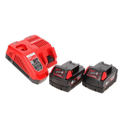 Taladro percutor a batería Milwaukee M18 BH-602FC 18 V 1,2 J SDS plus + 2x baterías 6,0 Ah + cargador