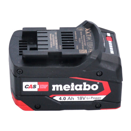 Metabo Set de base 1x Batterie Li-Power 4,0 Ah 18V CAS Li-Ion + Chargeur ASC 55 (625027000) (627044000)