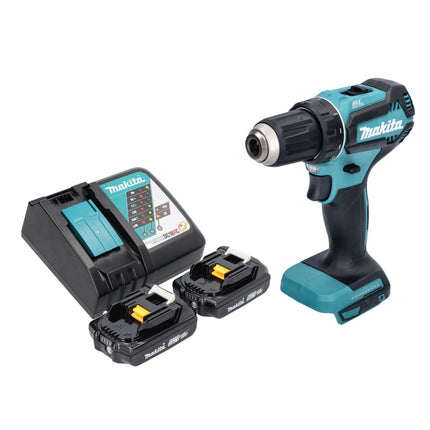 Makita DDF 485 RA perceuse/visseuse sans fil 18 V 50 Nm Brushless + 2x batterie 2,0 Ah + chargeur