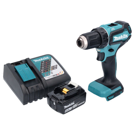 Makita DDF 485 RG1 cordless drill driver 18 V 50 Nm brushless + 1x rechargeable battery 6.0 Ah + charger
