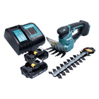 Makita DUM 111 RAX cesoie per erba a batteria cesoie per arbusti 18 V + 2x batteria ricaricabile 2,0 Ah + caricatore