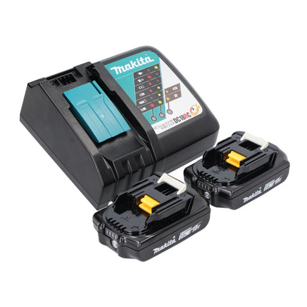 Makita DUM 111 RAX cesoie per erba a batteria cesoie per arbusti 18 V + 2x batteria ricaricabile 2,0 Ah + caricatore