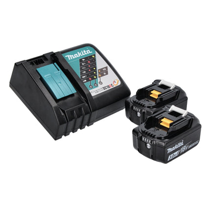 Makita DEADML 815 RF LED lampada portatile a batteria 14,4 - 18 V 160 lm + 2x batteria ricaricabile 3,0 Ah + caricatore