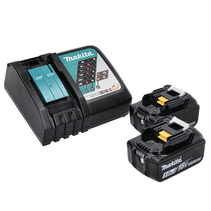Makita DMR 203 RT Altoparlante Bluetooth 12 V 18 V IP64 + 2x batteria ricaricabile 5,0 Ah + caricabatterie