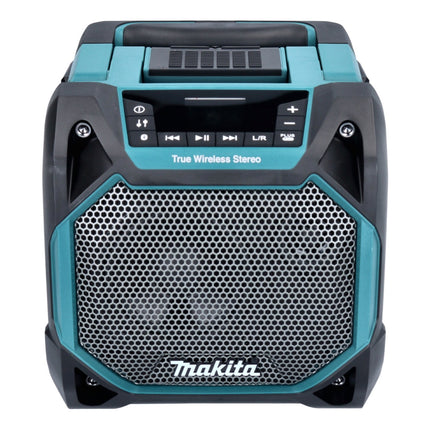 Makita DMR 203 RG1 Haut-parleur Bluetooth 12V 18V IP64 + 1x Batterie 6,0Ah + Chargeur