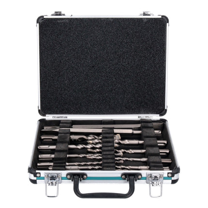 Makita HR 003 GZ Perfo-burineur sans fil 2,8J 40V max. SDS plus Brushless + Set de forets et burins 13 pcs. - sans batterie, sans chargeur