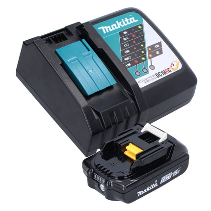 Radio de obra sin cable Makita DMR 301 RA1 12 V máx. - 18 V DAB / DAB+ / Bluetooth + 1x batería recargable 2,0 Ah + cargador
