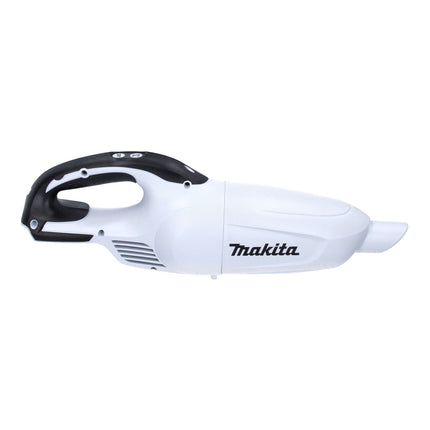 Makita DCL 181 FZW aspirador inalámbrico 18 V blanco + boquilla para suelos de alfombras - sin batería, sin cargador