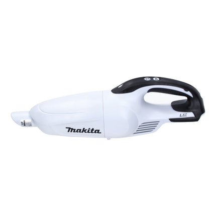 Makita DCL181FZW Battery Vacuum Cleaner 18V White + Cyclone Attachment Pipe Lock + Carpet Nozzle - without Battery, without Charger