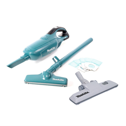 Aspiradora sin cable Makita DCL 182 Z 18 V + boquilla reversible para suelos - sin batería, sin cargador