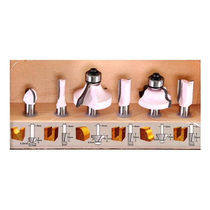 Fresadora Makita RP 2303 FCXJ 2100 vatios carrera 70 mm + tope + set cortador 6 piezas + Makpac